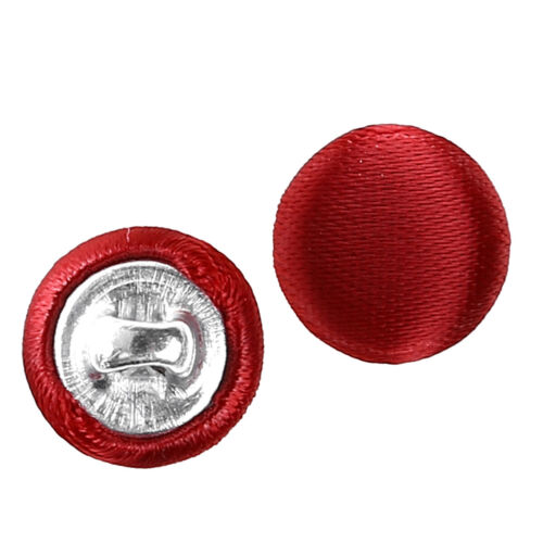 20x 10mm Smooth Satin Covered Metal Shank Buttons for Tuxedo Suit_Blouses Coat - Picture 76 of 79
