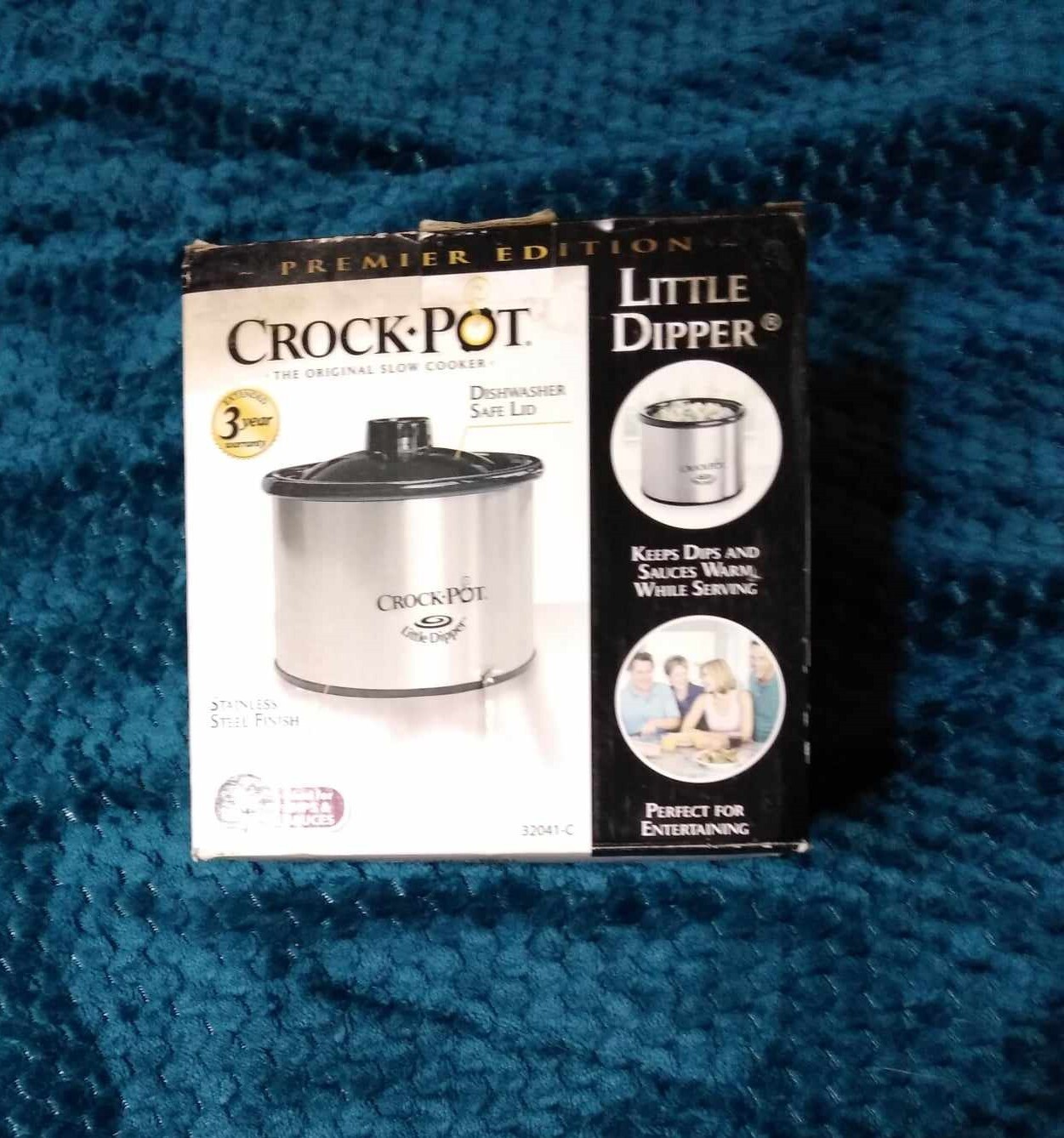 Rival Crock Pot Little Dipper Mini Slow Cooker Stainless Pot 16 oz eBay
