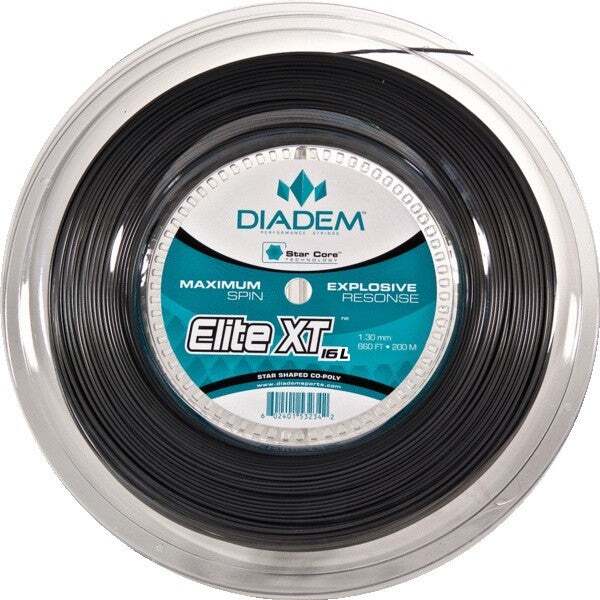 Катушка для теннисных струн Diadem Elite XT 16L/1.25 (древесный уголь)
