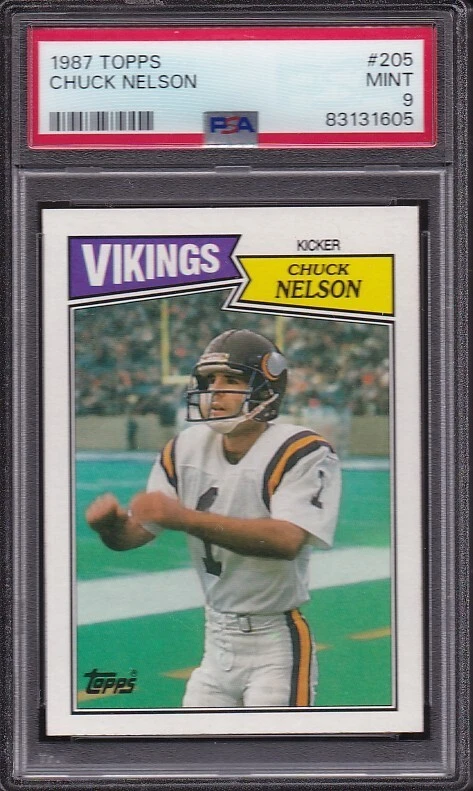 Chuck Nelson trading card