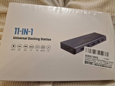 11-in-1 Universal Laptop Dock Station für M1/M2 MacBook, 3xUSB Dockingstation