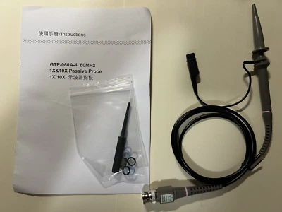 New Oscilloscope Probe GTP-060A-4 for 60MHZ / Free Shipping
