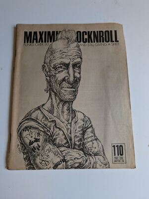 Maximum Rock n Roll:  #110 Part 1  July  92   Punks over 30