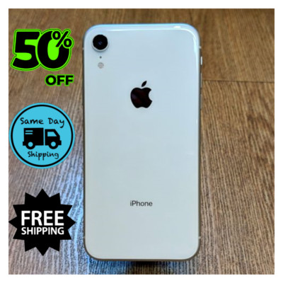 Apple iPhone XR 64GB Unlocked AT&T T-Mobile Verizon - Black, Red, Coral