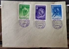 USSR/ RUSSIA 1957, 23RD WORLD ICE HOCKEY CHAMPIONSHIP, FDC, RARE PERFORATION