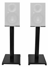 Rockville 21" Black Steel Studio Monitor Speaker Stands For Mackie XR624