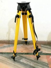 Flat Head Tripod Heavy Duty Survey Total Station And Auto Level Stand