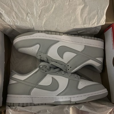 Nike Dunk Low Retro Men's Sneakers White/light Smoke Grey Size 10 Brand New