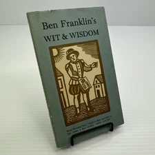 Ben Franklin's Wit & Wisdom Peter Pauper Press Small Hardcover Vintage