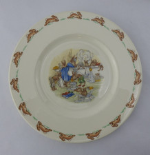 Royal Doulton Bunnykins 8" Plate Vintage Childs Dish English Fine China Easter