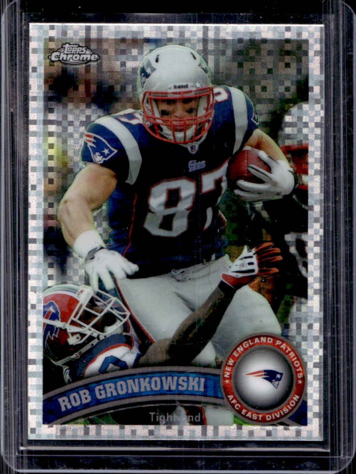 2011 Topps Chrome Rob Gronkowski Xfractors #132 Patriots