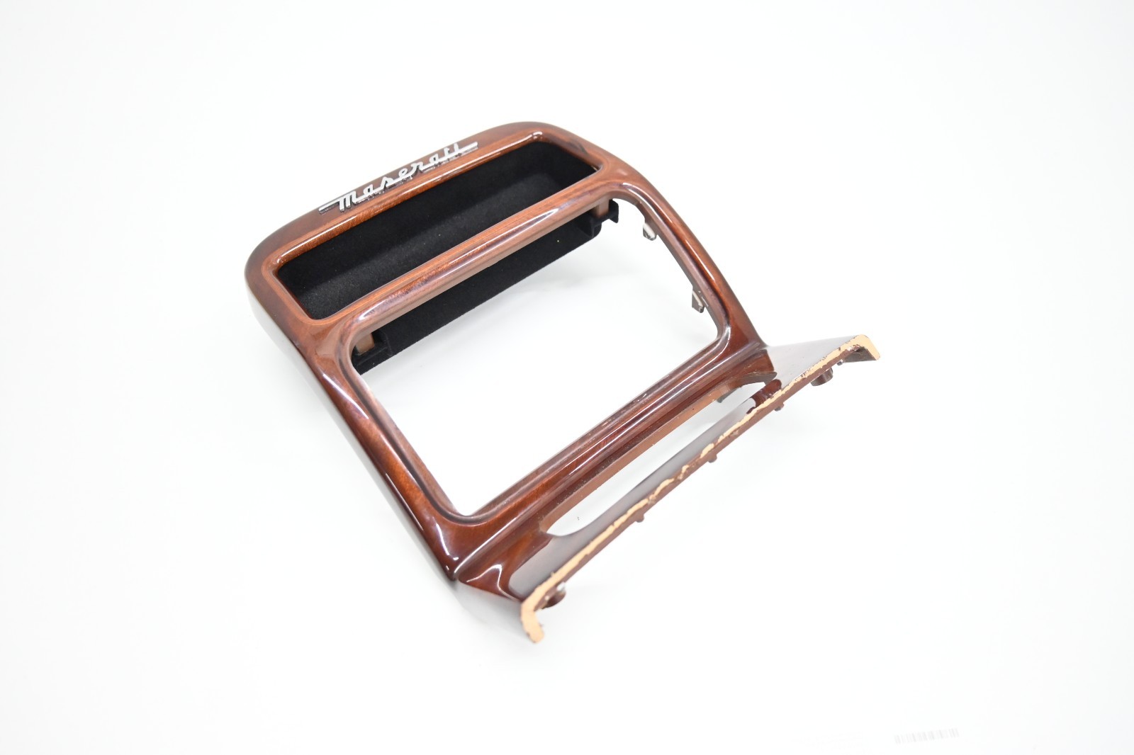 ⭐ 03-12 Maserati Quattroporte Rear Center Console Wood Trim Bezel Panel Oem