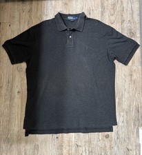 Polo by Ralph Lauren Charcoal Gray Logo Short Sleeve Polo Shirt Men's XL