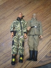 2 Collectible Vintage 12" Soldiers 1999 1998 Ultra Corps German Stalingrad Read