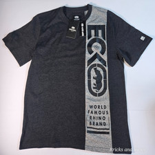 Camiseta Ecko Unltd Para Hombre Cuello Redondo Negra Brezo Logo Vertical Tallas S, M, L, XL