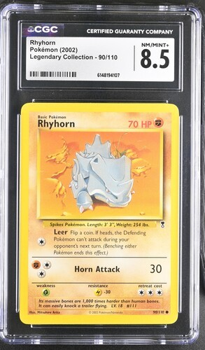 Rhyhorn graded CGC 8.5 for sale on eBay