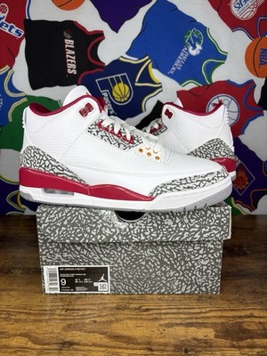 Nike Air Jordan Retro 3 Cardinal Red CT8532-126 Mens Size 9 DS Brand New OG Box