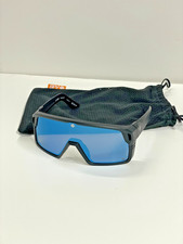 SPY Monolith Unisex Sunglasses - Matte Black Green Lens NEW