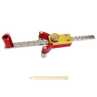 DIY Dual Purpose Pen Tools Multifunctional Drawing Lines & Arches Scriber