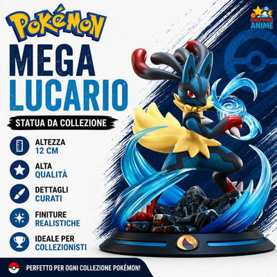 Pokemon Action Figuren MEGA LUCARIO Funism 12cm Sammlerfigur PVC