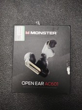 Monster Open Ear AC601 Air Conduction Bluetooth Headphones Black USB-C Sealed