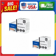 2 Pack Pen Gear Copy Paper 8.5 x 11 White 20lb 92 Bright 6 Ream 3000 Sheets