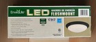 Envirolite LED 11 inch Flushmount Dimmable Light- Satin Bronze w/ white Frosted  — photo 4