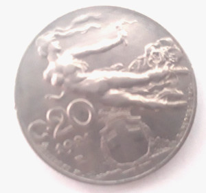 1921 Italy 20 Centesimi 