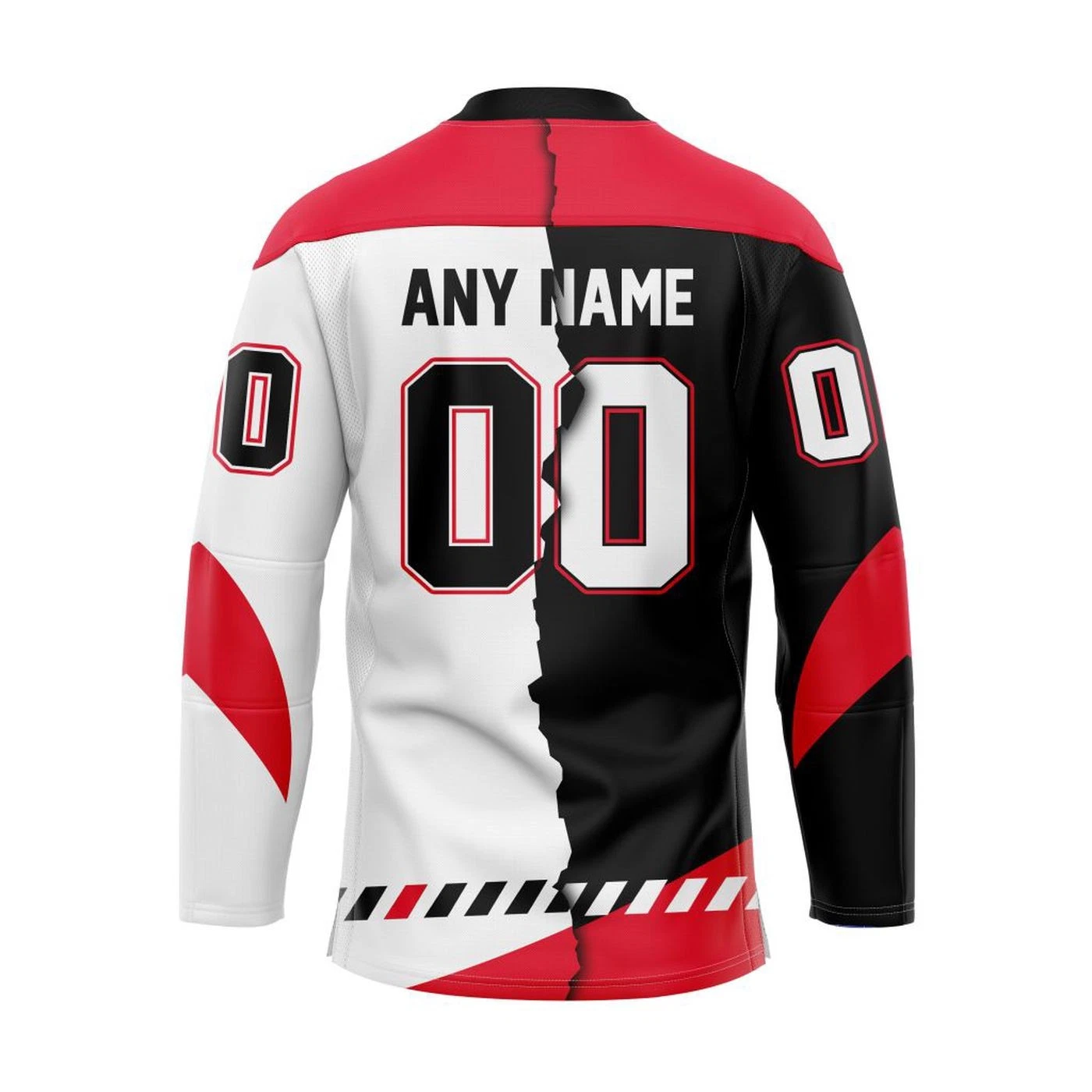 Personalized Cincinnati Cyclones Mix Design Lace Hockey Shirt