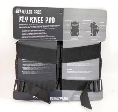 187 Killer Pads Fly Knee - Black - Size Small -Action Sports Bike