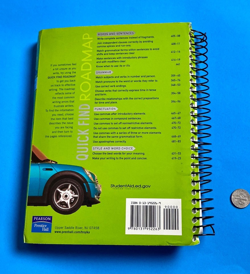 QUICK ACCESS REFERENCE FOR WRITERS LYNN QUITMAN DOUGLAS HESSE | eBay