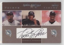 2004 Fleer Classic Clippings Silver 49/99 Miguel Cabrera Luis Castillo Auto 11b4