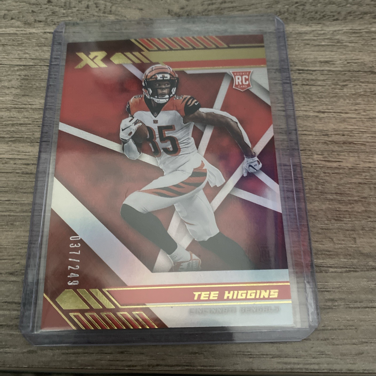 2020 Panini XR - Rookie Tee Higgins #110 Red /249 (RC)