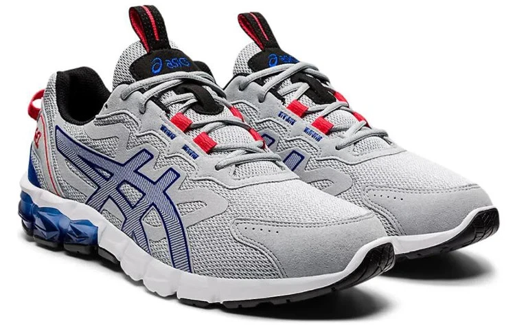Zapatos para correr ASICS® 8 M GEL-QUANTUM 90™ para hombre en gris Piamonte/azul mónaco Foto 3 de 4