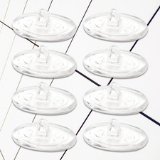 4 Pairs Replacement Silicon Nose Pads for-Oakley Metal Plate OX5038 Sunglasses