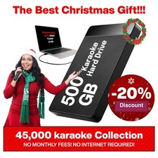 45,000 All times Real and High Quality ENGLISH  SPANISH KARAOKE songs