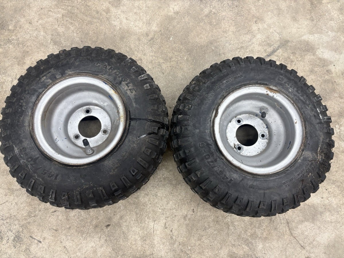 Yamaha Tri Zinger 4 Zinger 60 OEM rear wheel 3 bolt Pair | eBay