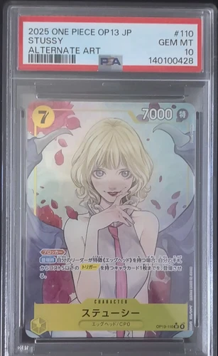 One Piece TCG - Stussy - OP13-110 OP-13 JP Alternate Art - PSA10