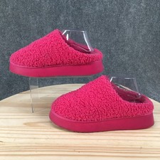 Mia Darlaa Flatform Slippers Womens 8 Mule Clogs Slip On Comfort Closed Toe Pink