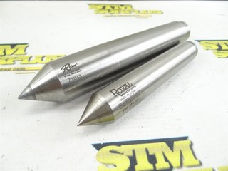 2 DEAD CENTERS RITEN 4MT CARBIDE TIPPED & ROYAL 3MT HSS READ DESCRIPTION