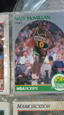NBA Hoops Nate McMillan Seattle SuperSonics Basketball Trading Card