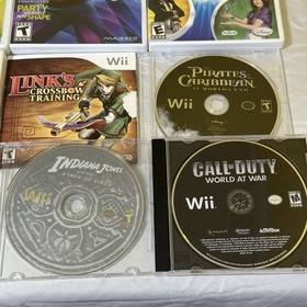 Video Game Lot of 14 Nintendo Wii Games Ferrari Link Zumba Disney Fit Dora Sim