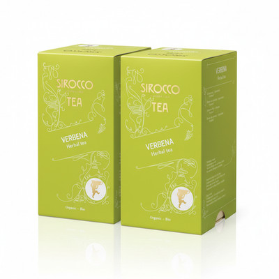Sirocco Verbena Bio Kräutertee 2 x 20 Sachets  Koffeinfrei