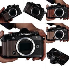 Wood Camera Hand Grip for Nikon ZF Right Hand Handle Holder