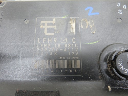 MAZDA MX5 MK3 2.0 ENGINE ECU LFH9-18-881C 2006-2010 9876-2 - Picture 2 of 9