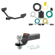 CURT Tow Package Trailer Hitch Wiring Harness 45036 Ball Mount Pin & Clip-13585