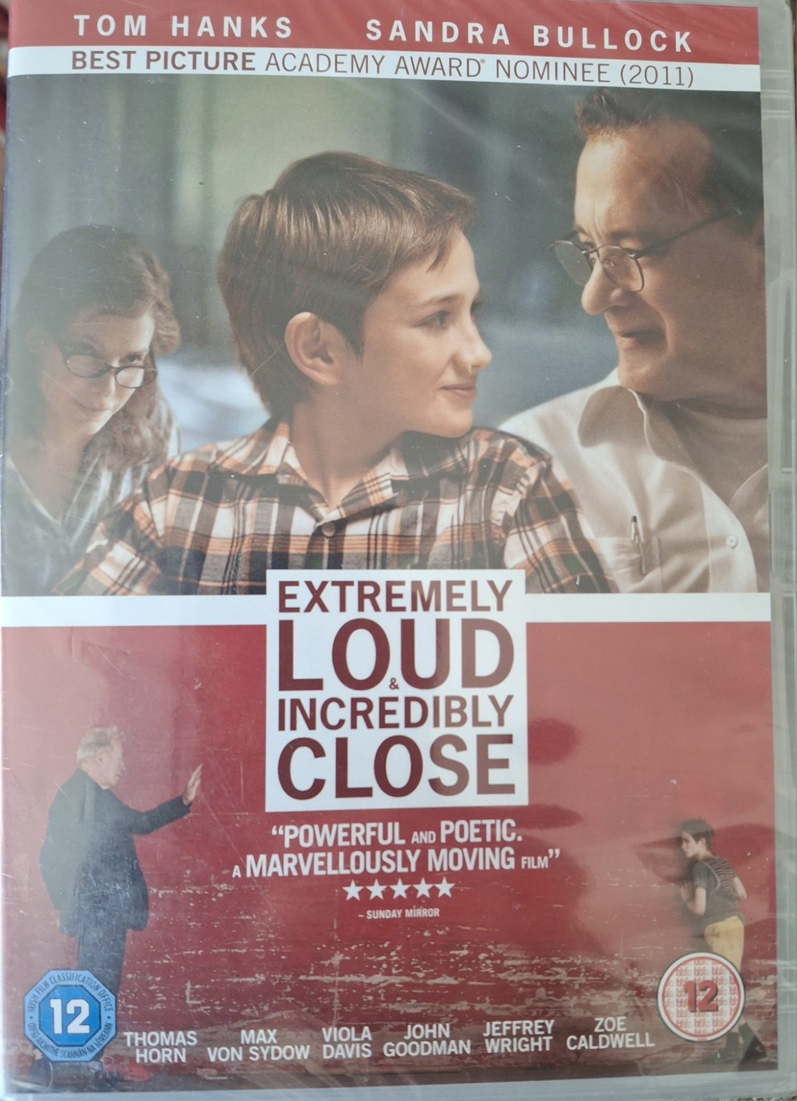 Extremely Loud & Incredibly Close DVD 2012 Tom Hanks/Sandra Bullock New Sealed