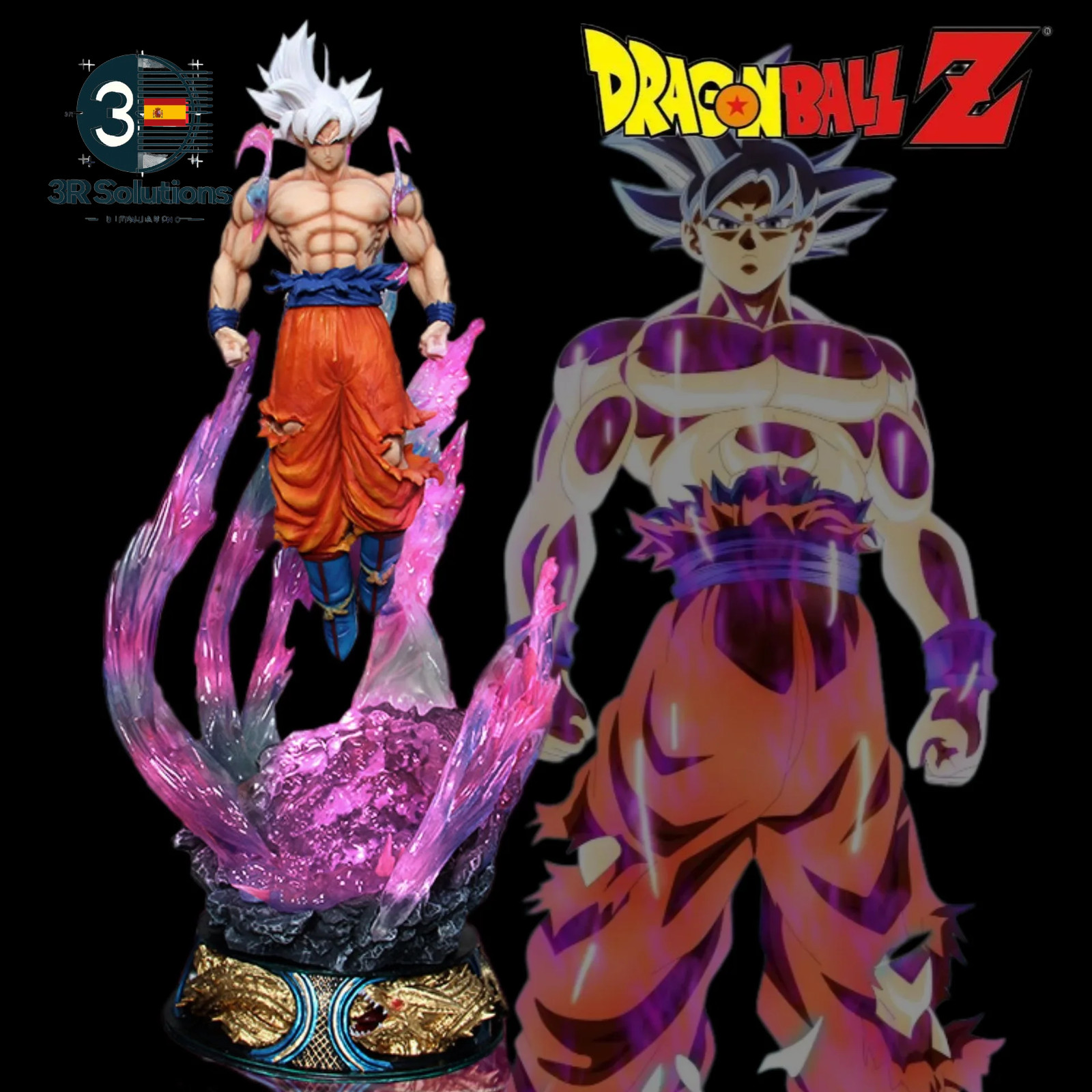Figura Son Goku 25Cm Dragon Ball Super Saiyan PVC Colección Anime