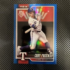 2026 Topps 224 Cody Freeman Blue Rainbow Foil /150