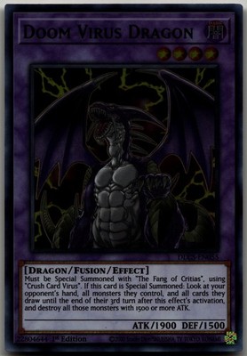 Doom Virus Dragon (Green) Ultra Rare Dragons of Legend: The Complete Series DLCS